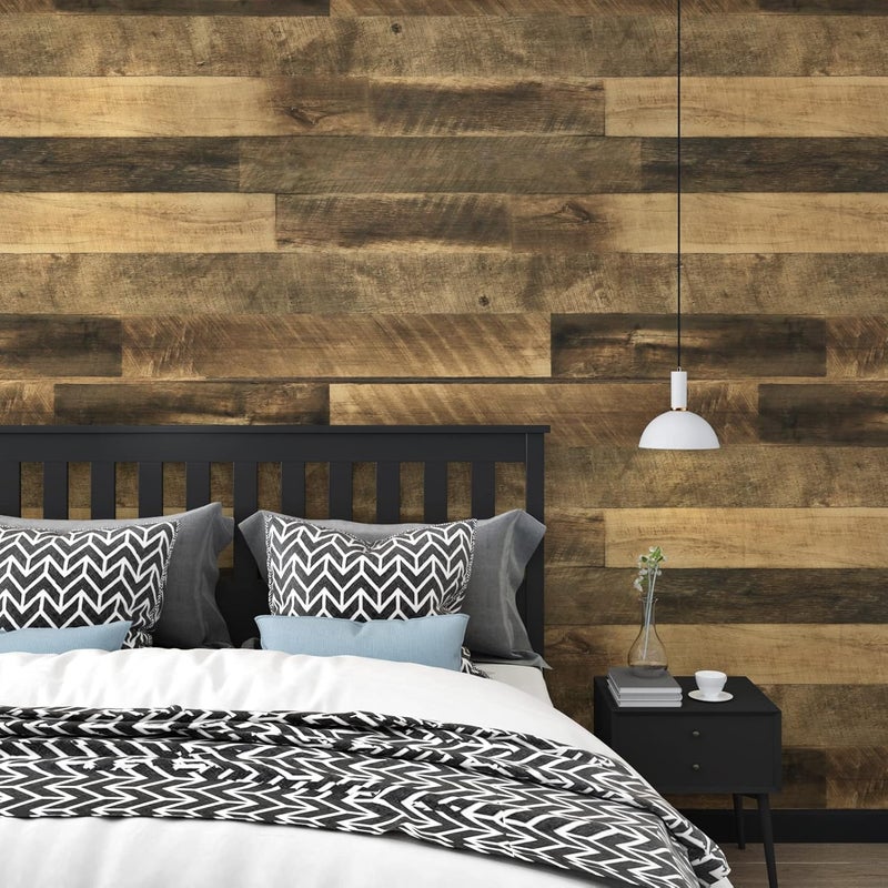 WESTICK Brown Wood Contact Paper for Countertops Waterproof 12" x 394" Wood Wallpaper Peel and Stick Vinyl Countertop Wooden Butcher Block Contact Paper for Cabinets and Drawers Furniture Shelf Liner - Image 5